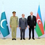 Prime Minister Muhammad Shehbaz Sharif meets with President of Azerbaijan H.E. Illham Aliyev; Chief of the Army Staff Field Marshal Syed Asim Munir is also present