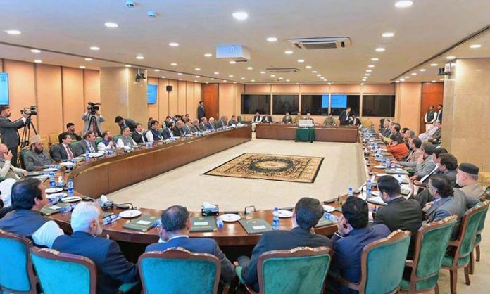 Prime Minister Muhammad Shehbaz Sharif chairs the Federal Cabinet Meeting