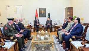 Prime Minister Muhammad Shehbaz Sharif meets with His Majesty King Abdullah II Ibn Al Hussein, King of the Hashemite Kingdom of Jordan.