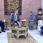 Prime Minister Muhammad Shehbaz Sharif visits the residence of late Chief Minister Sindh and MNA Aftab Shaban Mirani to offer condolences