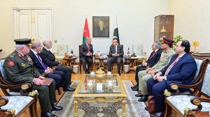 Prime Minister Muhammad Shehbaz Sharif meets with His Majesty King Abdullah II Ibn Al Hussein, King of the Hashemite Kingdom of Jordan.