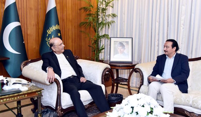 Senior Leader PPP Punjab Faisal Mir calls on President Asif Ali Zardari and discusses the overall national situation