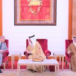 Prime Minister Muhammad Shehbaz Sharif meets the King of Bahrain, Hamad Bin Isa Al-Khalifa.