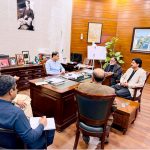 PIDCL delegation headed by Ministry of Information and Broadcasting spokesperson Raja Khaleeq Zaman Ansari held meeting with Mayor Karachi Barrister Murtaza Wahab