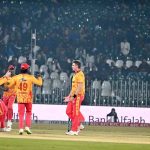 Zimbabwe batsman Tadiwanashe Marumani plays a shot during the Pakistan T20I Tri-Nation Series cricket match against Pakistan in Rawalpindi stadium