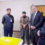 Federal Minister for Planning Development Special Initiatives, Ahsan Iqbal Visiting Gilgit Cardiac Hospital.