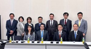 Ambassador of Pakistan to Japan His Excellency Abdul Hameed with the Chairman of Pakistan-Japan Parliamentary Friendship League Mr. Seiji Maehara Member House of Representative and other members of the Parliament of Japan