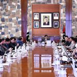 Sindh Chief Minister Syed Murad Ali Shah presides over the provincial cabinet meeting at the CM House