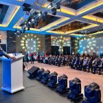 Federal Minister for Information and Broadcasting, Attaullah Tarar, addressing participants at the D-8 Media Forum