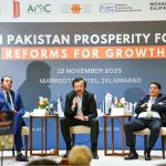 Special Assistant to the Prime Minister Haroon Akhtar Khan addresses the Pakistan Prosperity Forum about National Industrial Policy