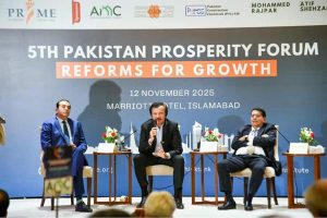 Special Assistant to the Prime Minister Haroon Akhtar Khan addresses the Pakistan Prosperity Forum about National Industrial Policy