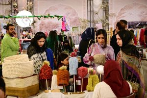 Families visits stalls at the Crafters Expo 2025