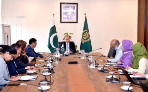 Federal Minister for Climate Change and Environmental Coordination, Dr. Musadik Malik, met with a delegation from the Food and Agriculture Organisation (FAO) headed by Mr. Lifeng Li, Director of the Land and Water Division