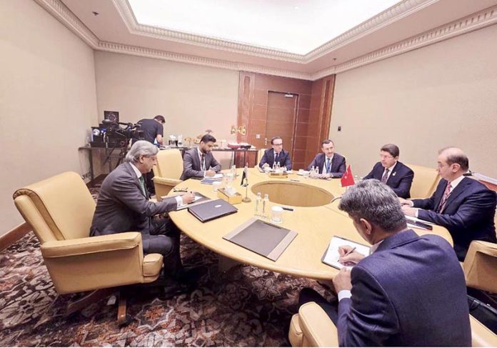 Pakistan's Law Minister bilateral meeting with H.E. Yılmaz TunçMinister of Justice of the Republic of TürkiyeOn the sidelines of Second International Conference on Justice