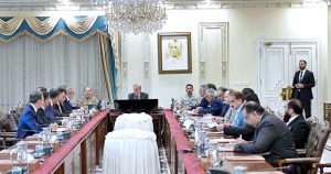 Minister of Economy of the Republic of Azerbaijan, Mikayil Jabbarov calls on Prime Minister Muhammad Shehbaz Sharif.