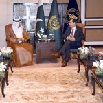 Chairman Senate, Syed Yousaf Raza Gilani exchanging views with Deputy Speaker of the Federal National Council of the United Arab Emirates DR. Tariq Humaid Matar Mohammed Al Tayer