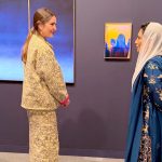 First Lady, Bibi Aseefa Bhutto Zardari , at Abu Dhabi Art 2025 at Manarat AI Saadiyat, organized by the Department of Culture and Tourism Abu Dhabi under the patronage of Sheikh Khalid Bin Mohamed bin Zayed Al Nahyan, Crown Prince of Abu Dhabi