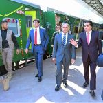 Prime Minister Muhammad Shehbaz Sharif visits newly inaugurated lounges and facilities at Cantt Railway Station