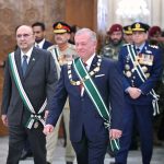 President Asif Ali Zardari with His Majesty King Abdullah II ibn Al-Hussein of Jordan at a special investiture ceremony at Aiwan-e-Sadr.