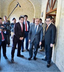 Prime Minister Muhammad Shehbaz Sharif visits newly inaugurated lounges and facilities at Cantt Railway Station