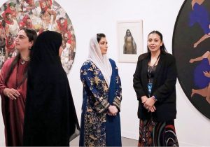 First Lady, Bibi Aseefa Bhutto Zardari , at Abu Dhabi Art 2025 at Manarat AI Saadiyat, organized by the Department of Culture and Tourism Abu Dhabi under the patronage of Sheikh Khalid Bin Mohamed bin Zayed Al Nahyan, Crown Prince of Abu Dhabi