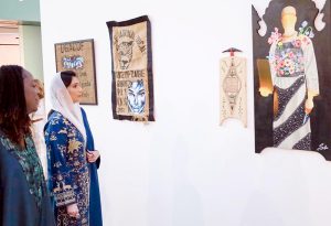 First Lady, Bibi Aseefa Bhutto Zardari , at Abu Dhabi Art 2025 at Manarat AI Saadiyat, organized by the Department of Culture and Tourism Abu Dhabi under the patronage of Sheikh Khalid Bin Mohamed bin Zayed Al Nahyan, Crown Prince of Abu Dhabi