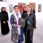 First Lady, Bibi Aseefa Bhutto Zardari , at Abu Dhabi Art 2025 at Manarat AI Saadiyat, organized by the Department of Culture and Tourism Abu Dhabi under the patronage of Sheikh Khalid Bin Mohamed bin Zayed Al Nahyan, Crown Prince of Abu Dhabi