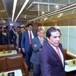 Prime Minister Muhammad Shehbaz Sharif visiting different sections of the refurbished New Shalimar Express