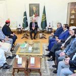 A delegation of ANP led by the President of ANP Senator Aimal Wali Khan called on Prime Minister Muhammad Shehbaz Sharif