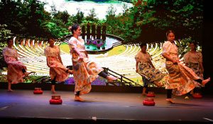 A lively folk dance performance by Philippine artists lights up the World Cultural Festival 2025 at the Arts Council.