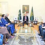 H.E. Shaikh Salman Ebrahim Hamad Alkhalifa, President Asian Football Confederation (AFC) and Senior Vice President FIFA calls on Prime Minister Muhammad Shehbaz Sharif