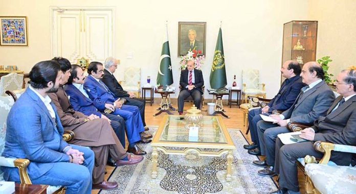 H.E. Shaikh Salman Ebrahim Hamad Alkhalifa, President Asian Football Confederation (AFC) and Senior Vice President FIFA calls on Prime Minister Muhammad Shehbaz Sharif