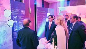 Speaker National Assembly Sardar Ayaz Sadiq addressing the participants of National Commission on Human Rights event on "Impact Through Courage ".