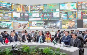 A high-level delegation led by H.E. Ali Yerlikaya, Minister of Interior of the Republic of Türkiye, accompanied by Talal Chaudhary, Minister of State for Interior visited the National Disaster Management Authority (NDMA) Headquarters