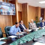 Federal Secretary, Ministry of National Food Security and Research, Ameer Mohyuddin chairing a coordination meeting with provincial representatives on ensuring smooth inter-provincial movement of certified wheat seed and flour
