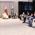 President Asif Ali Zardari, in a meeting with the Prime Minister and Foreign Minister of Qatar, H. E. Sheikh Mohammed bin Abdulrahman bin Jassim Al Thani