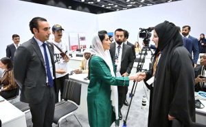First Lady Bibi Aseefa Bhutto Zardari meeting with Her Excellency Noura Khalifa Al Suwaidi, Secretary General of the General Women’s Union of UAE