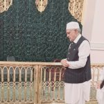 DPM pays respects at Roza-e-Rasool (SAW)
