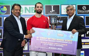 Nasir, Mahnoor Ali won 3rd Chief of  Naval Staff All Pakistan Squash Championship 2025