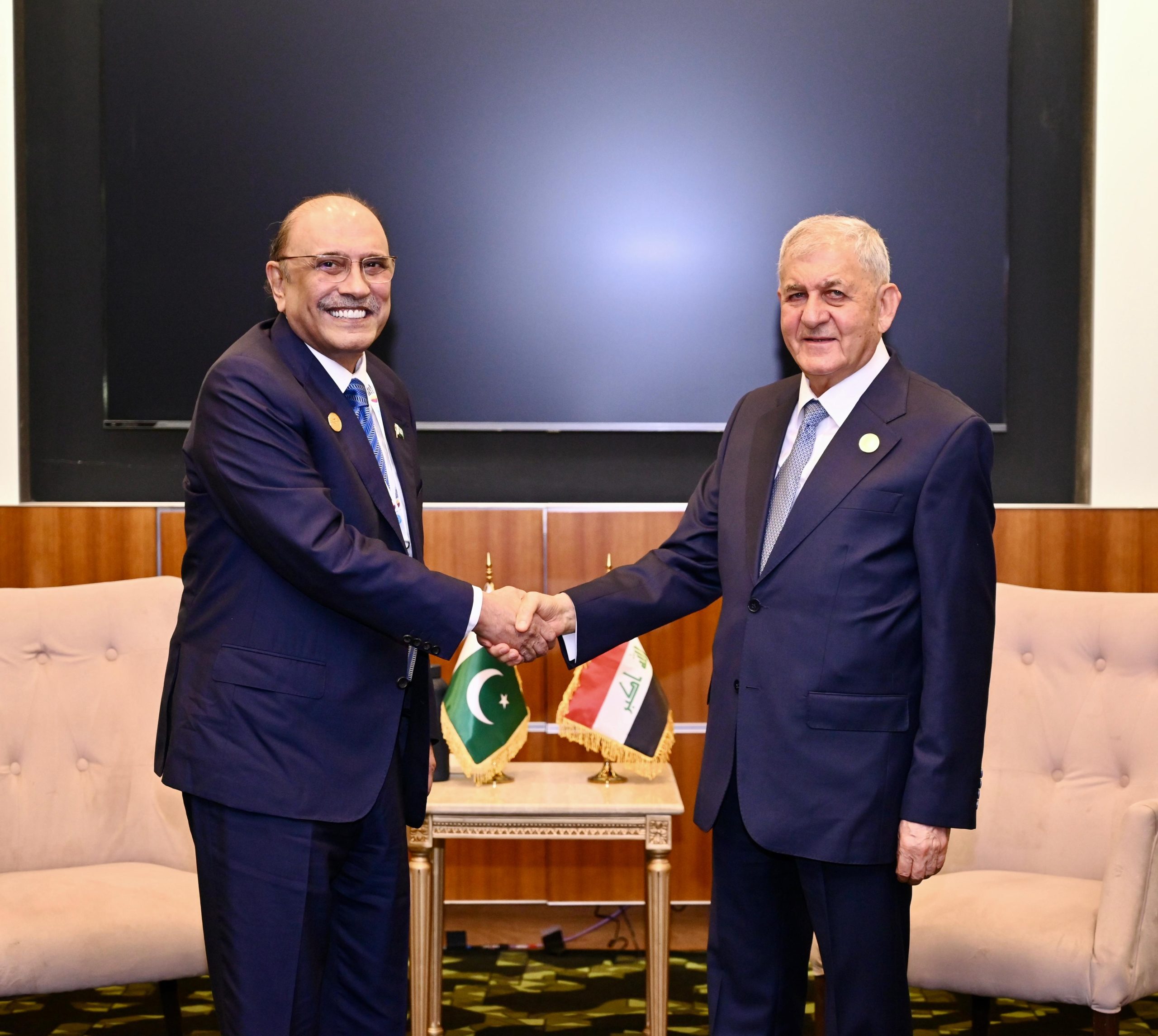 President Zardari, Iraqi President reaffirm to further strengthen Pak-Iraq brotherly ties