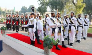 Pak Navy assumes guard duties at Iqbal’s Mausoleum