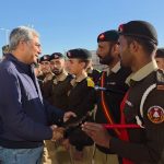 Interior Minister Mohsin Naqvi visits cadet college Wana, praises troops for foiling terror attack
