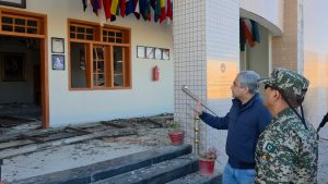 Interior Minister Mohsin Naqvi visits cadet college Wana, praises troops for foiling terror attack