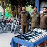 Taxila Police bust 4-member ‘Bali Gang’; 12 motorcycles, 22 phones recovered