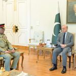 Chairman JCSC Sahir Shamshad pays farewell call on PM Shehbaz Sharif