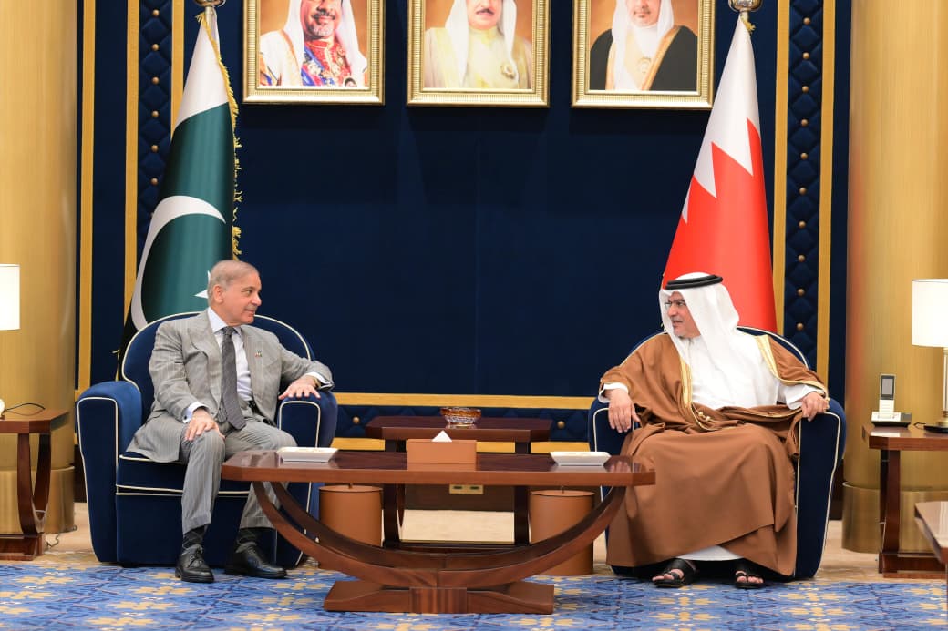 PM Shehbaz arrives in Manama for two-day Bahrain visit