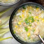 Beating biting cold through chicken corn soup