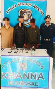 ICT Police put Shalu Gang’s three in handcuffs; weapons, phones recovered