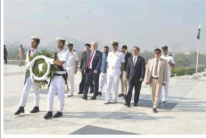 Portugal’s Ambassador pays tribute at Quaid-e-Azam’s mausoleum