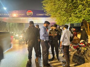 SSP Operations inspects security during visit to Faizabad checkpoint